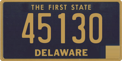 DE license plate 45130