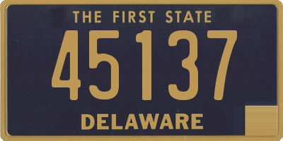 DE license plate 45137