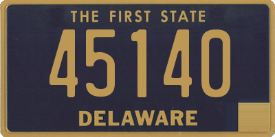 DE license plate 45140