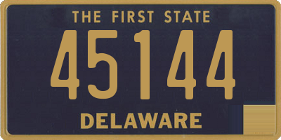 DE license plate 45144