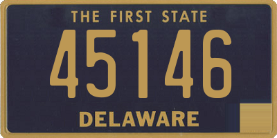 DE license plate 45146