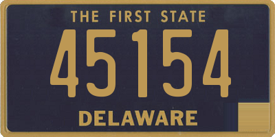 DE license plate 45154