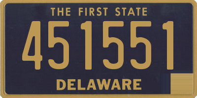 DE license plate 451551