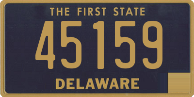 DE license plate 45159