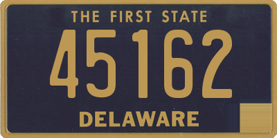 DE license plate 45162