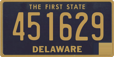 DE license plate 451629