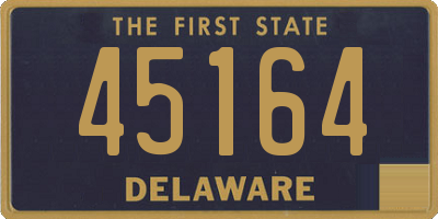 DE license plate 45164