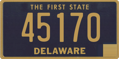 DE license plate 45170