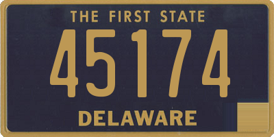 DE license plate 45174