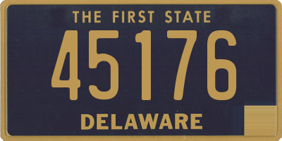 DE license plate 45176