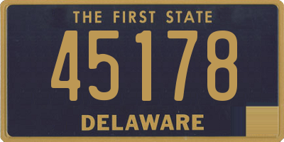 DE license plate 45178