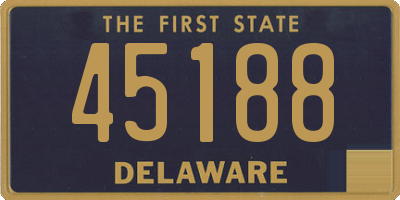 DE license plate 45188