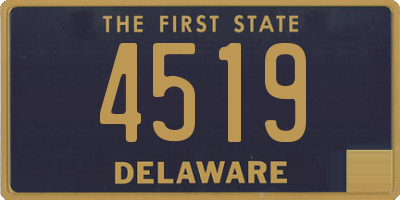 DE license plate 4519