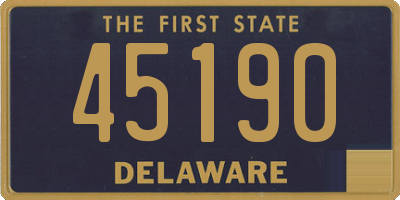 DE license plate 45190