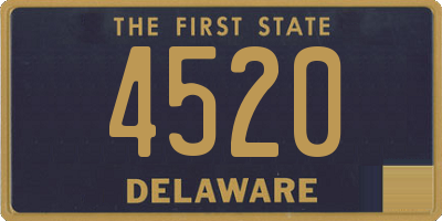 DE license plate 4520