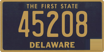 DE license plate 45208