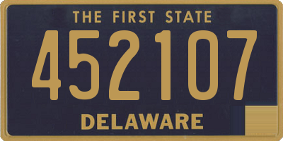 DE license plate 452107