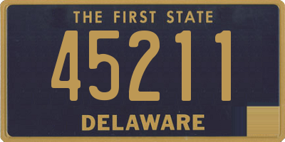 DE license plate 45211