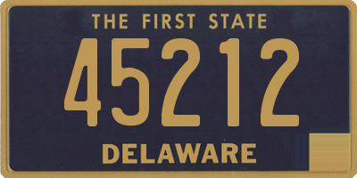 DE license plate 45212