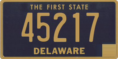 DE license plate 45217