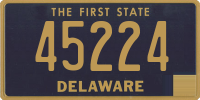 DE license plate 45224