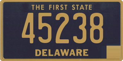 DE license plate 45238