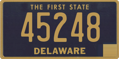 DE license plate 45248