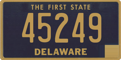 DE license plate 45249