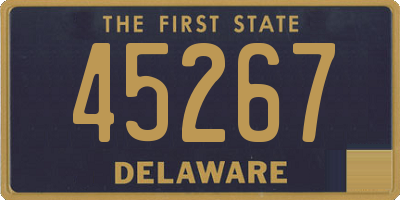 DE license plate 45267