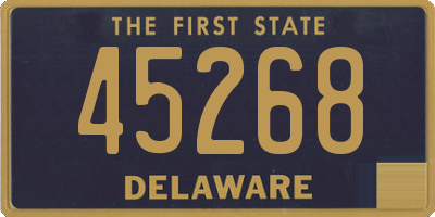 DE license plate 45268