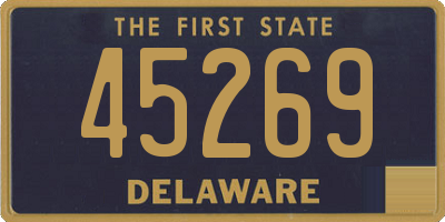 DE license plate 45269