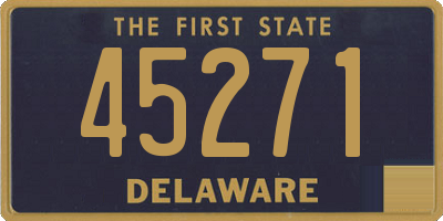 DE license plate 45271