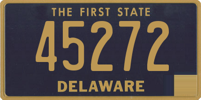 DE license plate 45272