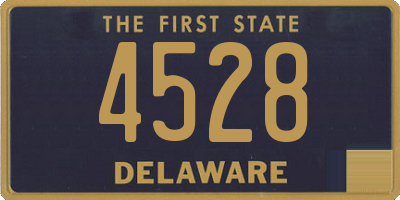 DE license plate 4528