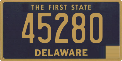 DE license plate 45280