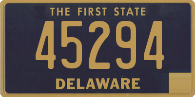 DE license plate 45294