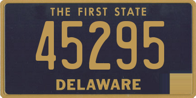 DE license plate 45295