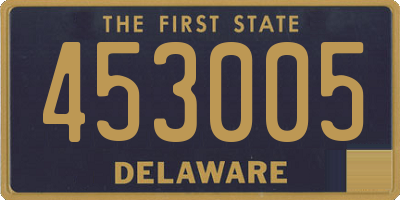 DE license plate 453005