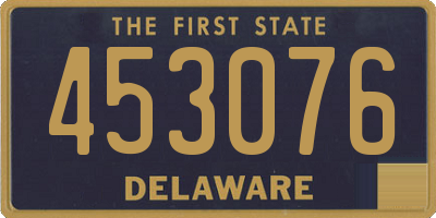DE license plate 453076