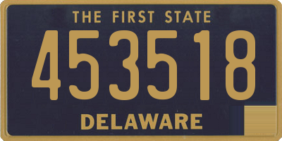 DE license plate 453518