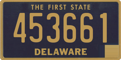 DE license plate 453661