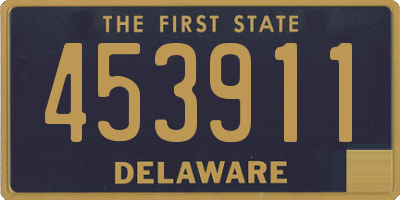 DE license plate 453911
