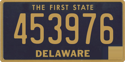 DE license plate 453976