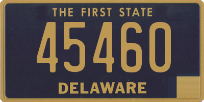 DE license plate 45460