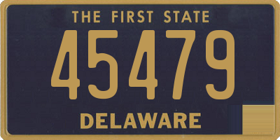 DE license plate 45479