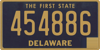 DE license plate 454886