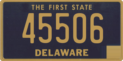 DE license plate 45506