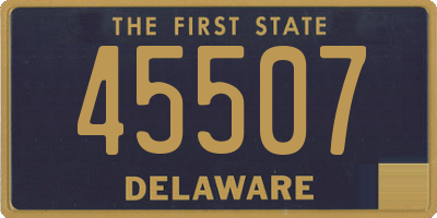 DE license plate 45507