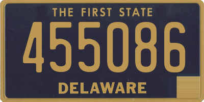 DE license plate 455086