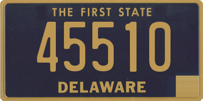 DE license plate 45510